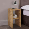 321-000116-1 Κομοδίνο Deseo pakoworld σε oak απόχρωση 30x30x60εκ. 321-000116