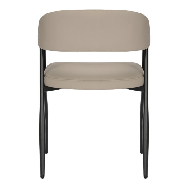 Πολυθρόνα Sezan pakoworld pu σε γκρι-μπεζ απόχρωση 56x55x78εκ.  350-000029