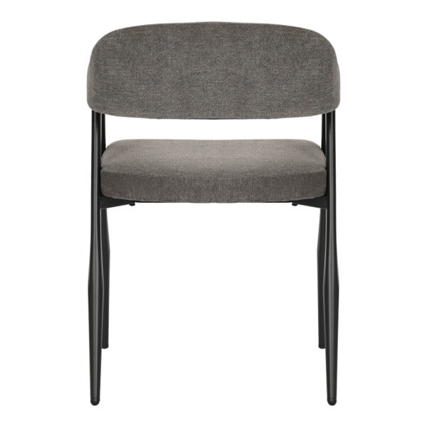 Πολυθρόνα Sezan pakoworld ύφασμα σε ανθρακί απόχρωση 56x55x78εκ.  350-000030