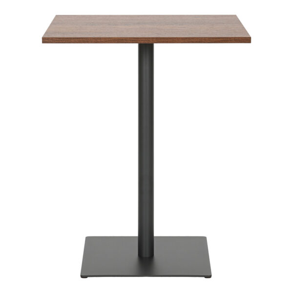 Τραπέζι Nerobian pakoworld mdf σε καρυδί απόχρωση 60x60x75εκ.  350-000036