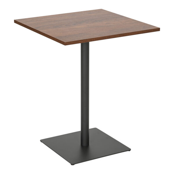 Τραπέζι Nerobian pakoworld mdf σε καρυδί απόχρωση 60x60x75εκ.  350-000036