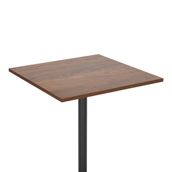 Τραπέζι Nerobian pakoworld mdf σε καρυδί απόχρωση 60x60x75εκ.  350-000036
