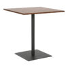 Τραπέζι Nerobian pakoworld mdf σε καρυδί απόχρωση 70x70x75εκ.  350-000037