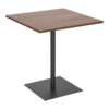 Τραπέζι Nerobian pakoworld mdf σε καρυδί απόχρωση 70x70x75εκ.  350-000037