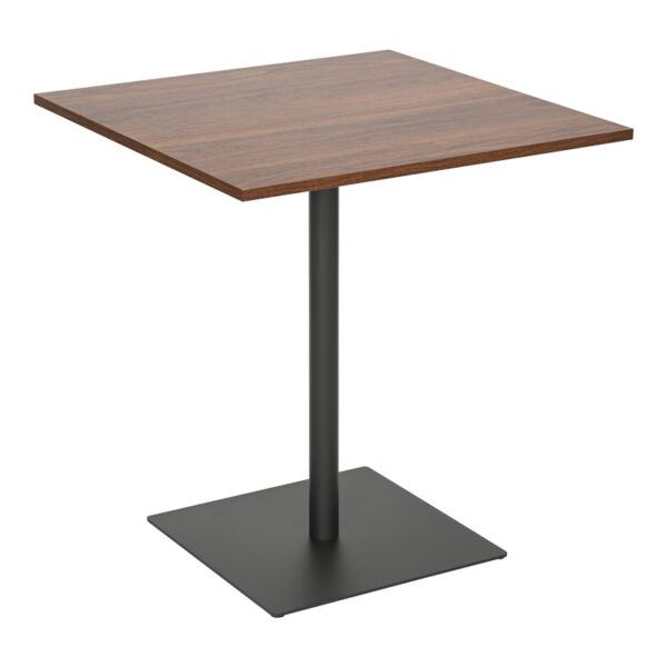 Τραπέζι Nerobian pakoworld mdf σε καρυδί απόχρωση 70x70x75εκ.  350-000037