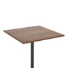 Τραπέζι Nerobian pakoworld mdf σε καρυδί απόχρωση 70x70x75εκ.  350-000037