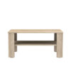 361-000027-1 Τραπέζι σαλονιού Κhofi pakoworld σε sonoma απόχρωση 90x60x42.3εκ. 361-000027