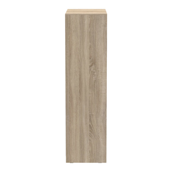 Ντουλάπα δίφυλλη συρόμενη με καθρέφτη Korredor pakoworld σε sonoma απόχρωση 120x60x220εκ.  361-000047