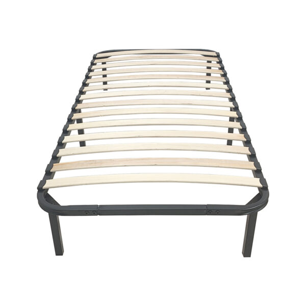 Κρεβάτι-υπόστρωμα Amaso pakoworld μεταλλικό μαύρο 90x190x28εκ.  386-000002