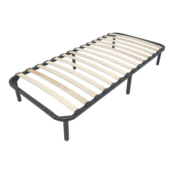 Κρεβάτι-υπόστρωμα Amaso pakoworld μεταλλικό μαύρο 90x190x28εκ.  386-000002