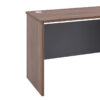 Γραφείο εργασίας Cassius pakoworld ανθρακί-καρυδί 120x60x75εκ.  072-000080