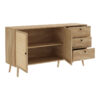 086-000004-2 Μπουφές Oslo pakoworld sonoma 150x39x79εκ. 086-000004