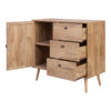 086-000023-1 Μπουφές Oslo pakoworld σε sonoma απόχρωση 85x39x79εκ. 086-000023