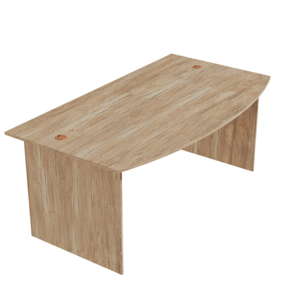 Γραφείο εργασίας Anze pakoworld φυσικό μελαμίνης 180x93.5x75εκ.  248-000014