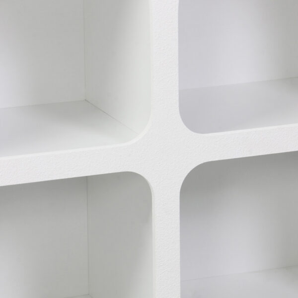 Μπουφές Emersi pakoworld με ράφια mdf σε λευκή απόχρωση 120x35x76εκ.  260-000040