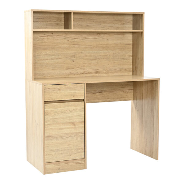 Γραφείο εργασίας Secreta pakoworld με ράφι σε oak απόχρωση 110x50x135εκ.  375-000010