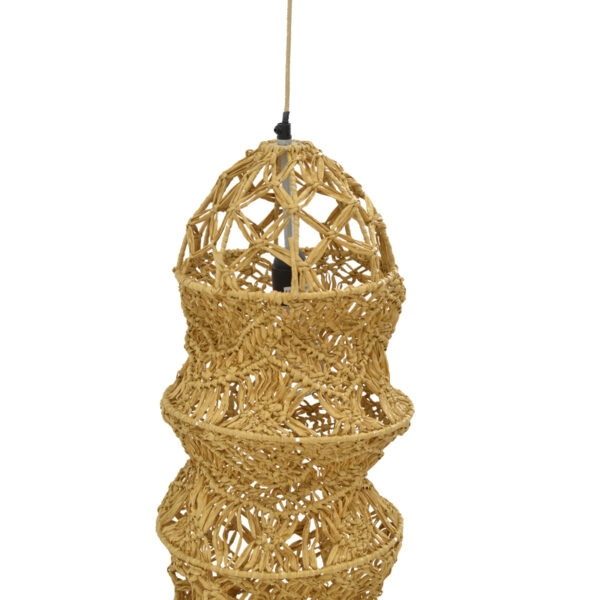 Φωτιστικό οροφής Frola Inart E27 φυσικό Φ25x115εκ.  311-000010