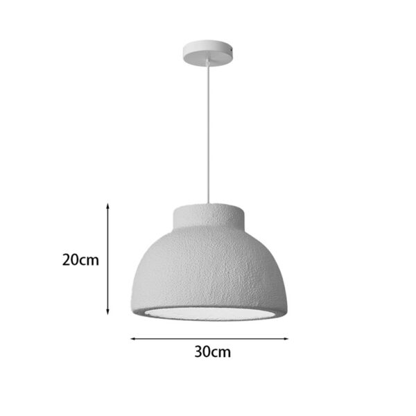 Φωτιστικό οροφής led Jenila pakoworld E27 ps λευκό Φ30x20εκ.  342-000096