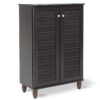 Παπουτσοθήκη-ντουλάπι SANTO pakoworld 10 ζεύγων χρώμα wenge 60x34,5x91,5εκ.  123-000030