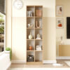 176-000198-2 Βιβλιοθήκη Oteca 10θέσεων pakoworld oak 51.1x25.4x180εκ. 176-000198