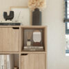 184-000101-3 Βιβλιοθήκη Bookel pakoworld μελαμίνης σε sonoma απόχρωση 59.5x27.5x89εκ. 184-000101