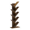 230-000154 Βιβλιοθήκη Fyllo pakoworld καρυδί 50x25x141.5εκ. 230-000154