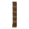 230-000154-3 Βιβλιοθήκη Fyllo pakoworld καρυδί 50x25x141.5εκ. 230-000154