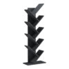 230-000155 Βιβλιοθήκη Fyllo pakoworld ανθρακί 50x25x141.5εκ. 230-000155