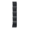 230-000155-3 Βιβλιοθήκη Fyllo pakoworld ανθρακί 50x25x141.5εκ. 230-000155