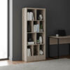 Βιβλιοθήκη Dividre pakoworld sonoma oak μελαμίνης 80x30x181εκ.  249-000049