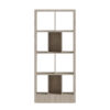 Βιβλιοθήκη Dividre pakoworld sonoma oak μελαμίνης 80x30x181εκ.  249-000049