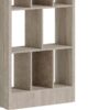 Βιβλιοθήκη Dividre pakoworld sonoma oak μελαμίνης 80x30x181εκ.  249-000049