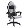 275-000015 Καρέκλα γραφείου gaming Gline pakoworld μαύρο-γκρι ύφασμα μαύρο pp 60x59x118εκ. 275-000015