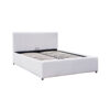 Κρεβάτι Dellia pakoworld με αποθηκευτικό χώρο pu λευκό 120x200εκ.  388-000002