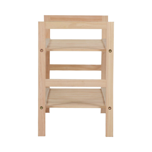 Παπουτσοθήκη Steper pakoworld 8 ζευγών ξύλο ελάτου σε φυσική απόχρωση 71x26x40εκ.  408-000014