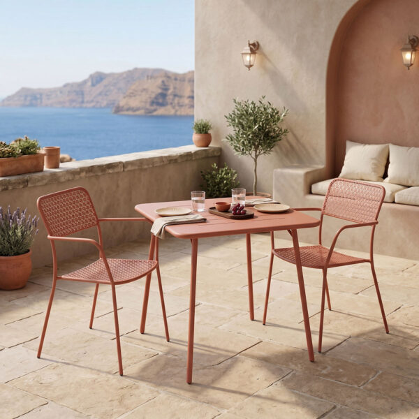 Καρέκλα catering-συνεδρίου πτυσσόμενη Edison pakoworld λευκό 38x49x73εκ.  326-000061