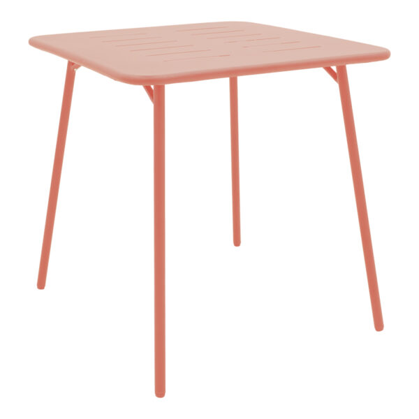 200-001697-2 Τραπεζαρία Moraja Deraby I pakoworld σετ 3τεμ terracotta μέταλλο 70x70x73εκ. 200-001697