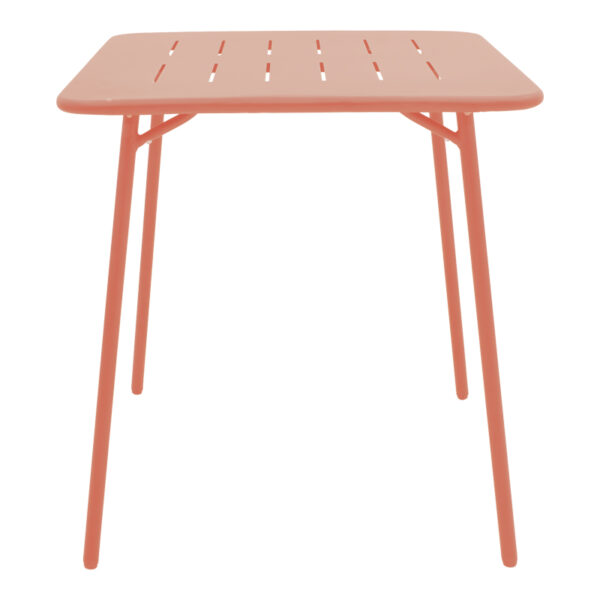 200-001697-3 Τραπεζαρία Moraja Deraby I pakoworld σετ 3τεμ terracotta μέταλλο 70x70x73εκ. 200-001697