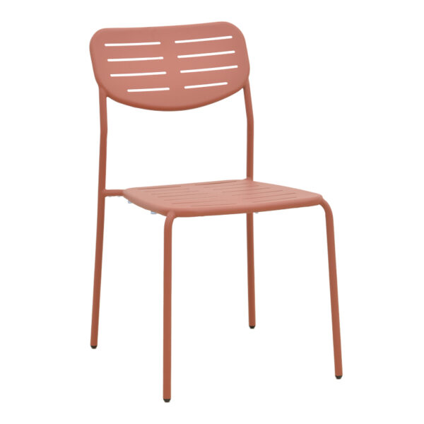 200-001697-4 Τραπεζαρία Moraja Deraby I pakoworld σετ 3τεμ terracotta μέταλλο 70x70x73εκ. 200-001697