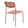 200-001697-5 Τραπεζαρία Moraja Deraby I pakoworld σετ 3τεμ terracotta μέταλλο 70x70x73εκ. 200-001697